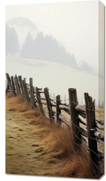 Obraz 50x90cm Spowity Mgłą zdjęcie 1