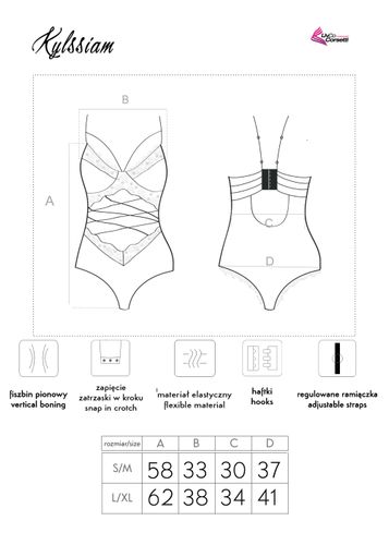 Body Kylssiam rozmiar - S/M na Arena.pl