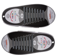 Sznurówki SILIKONOWE para 16 szt. bez wiązania