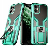SORAKA Etui na iPhone 11 z Podpórką, Pancerna Ochrona, Zielony