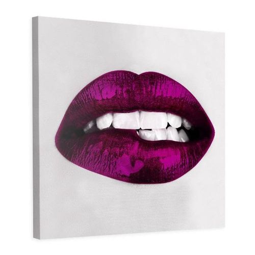 Obraz na płótnie - Canvas, Usta 70x70 na Arena.pl
