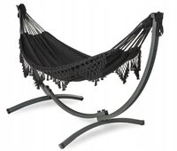 Zestaw Stelaż na Hamak Metalowy Malowany Proszkowo 220kg + BOHO 2-osobowy