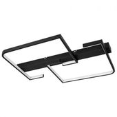 ŻYRANDOL LED MORIS ZMIENNA BARWA 29W 3800LM CZARNY DESIGN