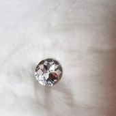 Dywan Diamond Premium z kryształkami Glamour biały 120x160