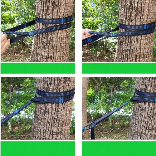 PASY DO MOCOWANIA HAMAKA, 2 SZTUKI, PASY Z 2 KARABIŃCZYKAMI, NA KEMPING na Arena.pl