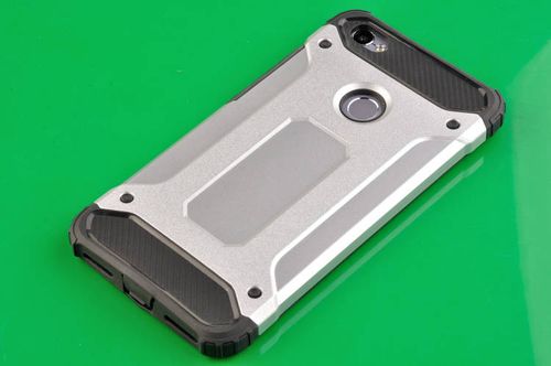 Pancerne etui Armor TPU +PC do Xiaomi Redmi Note 5A Prime / Note 5A srebrny na Arena.pl
