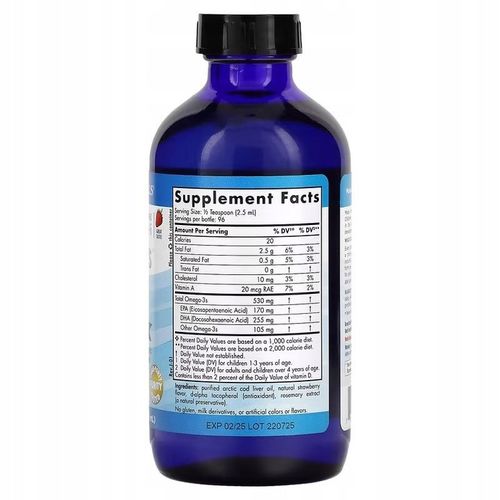 Omega-3 dla dzieci 530mg 237ml Truskawka na Arena.pl