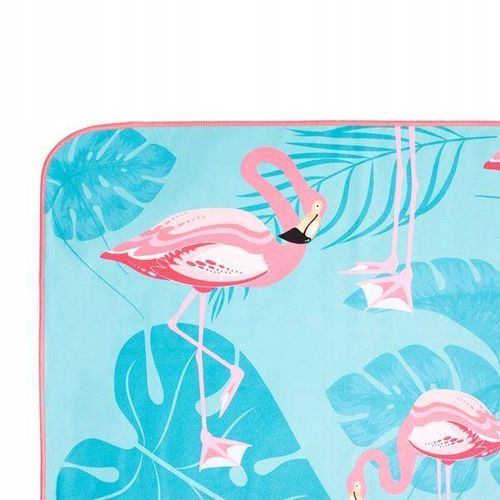 FLAMING RĘCZNIK Z MIKROFIBRY 160X80 cm NILS CAMP na plażę piknik urlop na Arena.pl