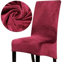 POKROWIEC NA KRZESŁO WELUR PREMIUM BORDOWY