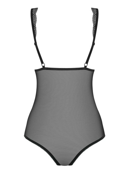 Czarne body 869-TED-1 S/M. Prześwitujące. zdjęcie 2