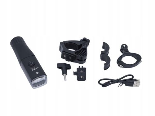 Lampa Przednia AUTHOR VISION 1300lm USB czarna na Arena.pl