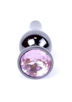 Mylove Toys - Jewellery Dark Silver Butt Plug- Rose