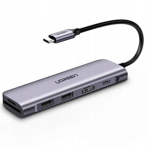 ADAPTER 6W1 UGREEN HUB USB-C DO USB, HDMI, SD 100W na Arena.pl