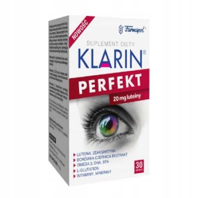 Klarin perfekt 30 tab luteina prawidłowe widzenie zdjęcie 2