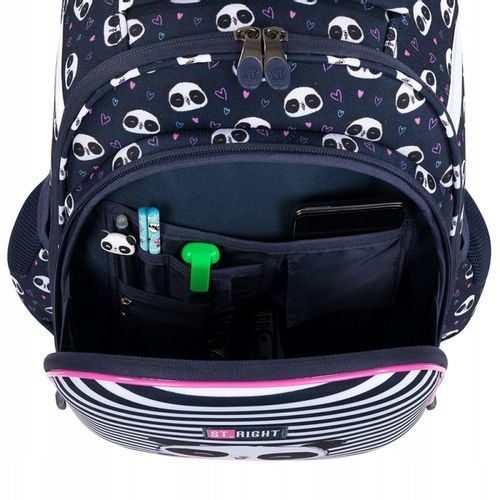 TORNISTER plecak pierwszoklasisty 1 2 klasy PANDA na Arena.pl