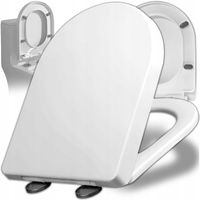 Deska Sedesowa Klozetowa Wolnoopadająca do WC Wypinana Uniwersalna ZAWIASY