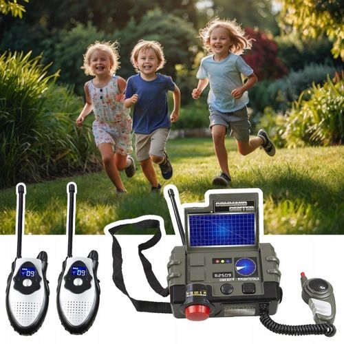 WALKIE TALKIE DLA DZIECI 2 x krótkofalówka ZESTAW łoki toki + BAZA do 30m na Arena.pl