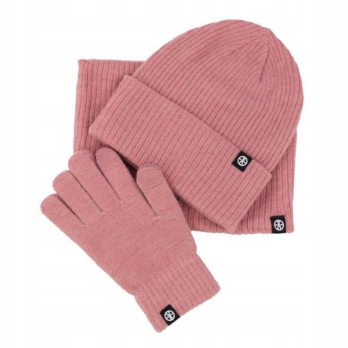 Alessio KOMPLET CZAPKA + KOMIN + RĘKAWICZKI DOTYKOWE ciepły POLAR na Arena.pl