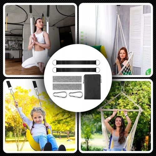 PASY DO HAMAKA MOCOWANIE DO HUŚTAWKI ZESTAW LINKI TAŚMY OSŁONY na Arena.pl