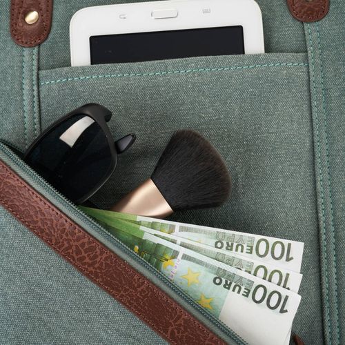 torebka damska shopper duża na ramię z dodatkową kosmetyczką wegańska na Arena.pl