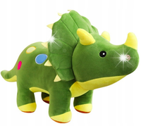 PODUSZKA MASKOTKA PLUSZAK DINOZAUR TRICERATOPS