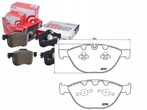 KLOCKI HAM BMW 7 BREMBO na Arena.pl