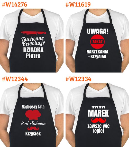 FARTUCH KUCHENNY DLA FACETA PREZENT Z NADRUKIEM zdjęcie 6