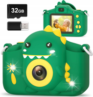 APARAT CYFROWY FOTOGRAFICZNY DLA DZIECI 40Mpx KAMERA ZABAWKA GRY+KARTA 32GB