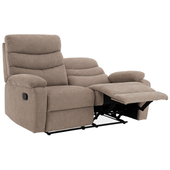 Sofa wypoczynkowa Vera Duo fotel dwuosobowy taupe beż rozkładana