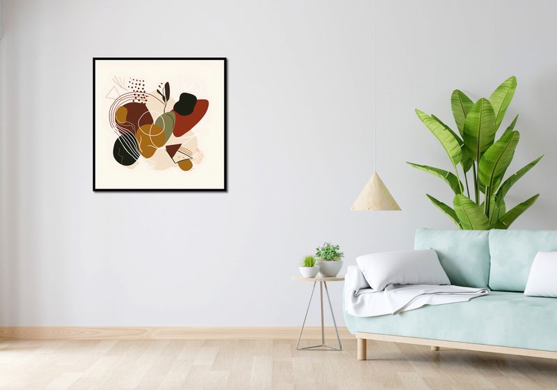 Plakat 80x80cm Organiczna Erupcja zdjęcie 4