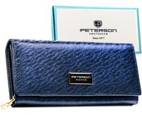portfel damski skóra+pu ptn px28-cnf-5495 blue