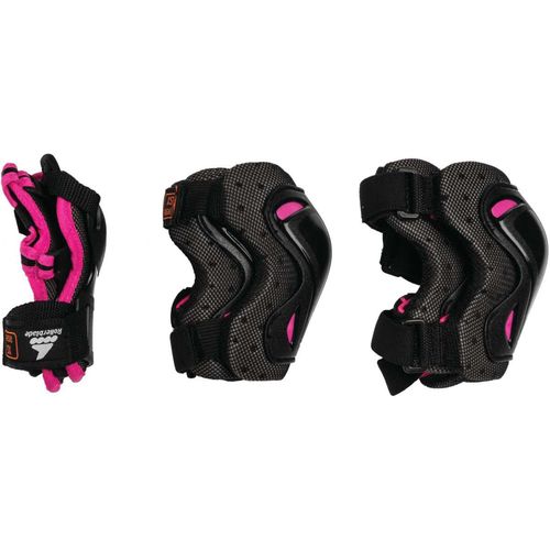 Zestaw ochraniaczy Rollerblade Skate Gear Junior 3 Pack Black Pink XXXS na Arena.pl