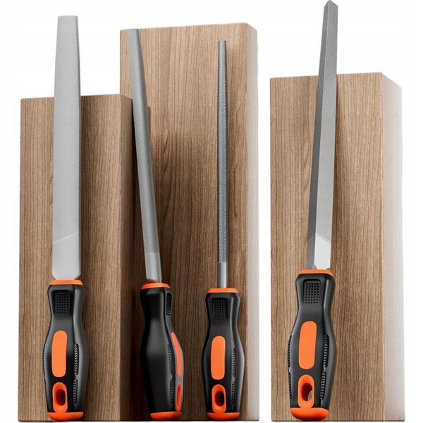 Zestaw pilników do metalu drewna iglaki iglaków tarniki zdzieraki etui 18el zdjęcie 9