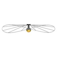 Kinkiet / Plafon ESKOLA 140 czarny