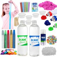 ZESTAW SLIME XXL 13w1 KLEJ PVA DO ROBIENIA GLUTÓW NA PREZENT
