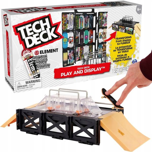 SKATEPARK FINGERBOARD RAMPA ELEMENT TECH DECK + DESKOROLKA ELEMENT zdjęcie 2