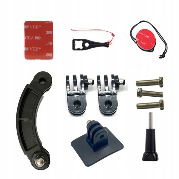 Mocowanie Adapter do Kasku Uchwyt na Kask do Kamer GoPro DJI SJCam Insta360 zdjęcie 4