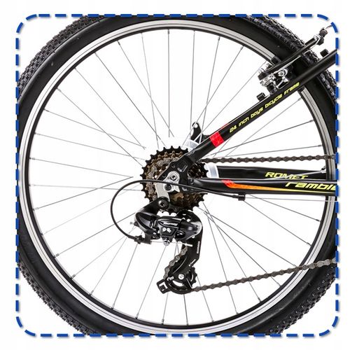 ROWER 24 ROMET RAMBLER SHIMANO GÓRSKI MTB OŚWIETLENIE I STOPKA GRATIS na Arena.pl