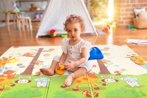 OGROMNA DWUSTRONNA MATA EDUKACYJNA DLA DZIECI SKŁADANA 180x200 GRUBOŚĆ 1CM na Arena.pl