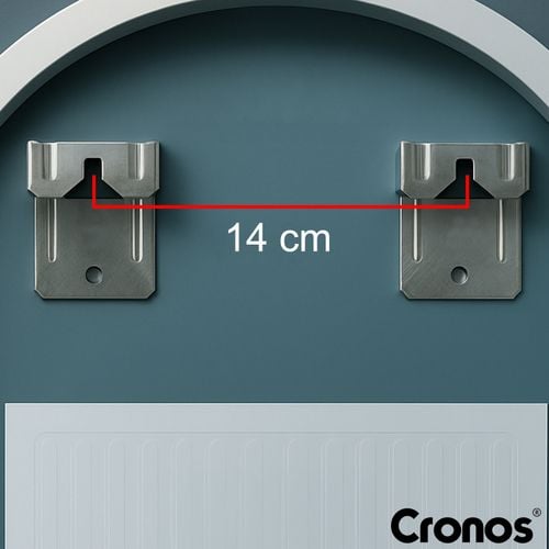 Lustro podgrzewane Cronos okrągłe 70cm Black na Arena.pl