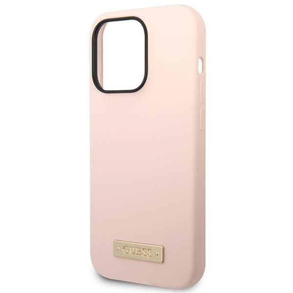 Etui Guess do iPhone 14 Pro Max, Różowy, MagSafe zdjęcie 6