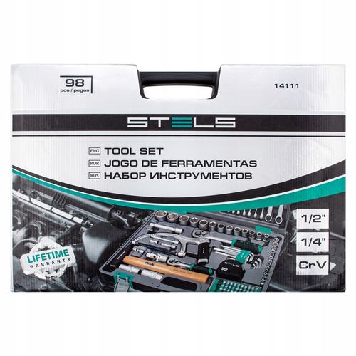 Zestaw narzędzi kluczy walizka narzędziowa 98 elem na Arena.pl