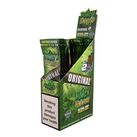 box - 25 x bibułka blunt juicy hemp wraps original 2 szt.