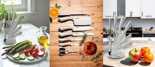 Zestaw noży kuchennych 8PCS Masterpan MP-6001 na Arena.pl