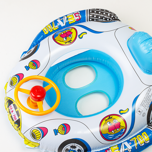 Dmuchany Samochodzik Materac Pontonik Z Siedziskiem Dla Dzieci Koło Do na Arena.pl