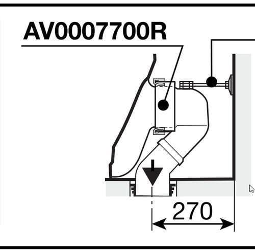 ROCA kolano odpływu pionowego WC odejście od 15-27cm A892009000 na Arena.pl