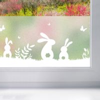 Folia Statyczna Ozdoba Wielkanocna Border Na Szyby Okna Zajączek 20cmx1,5m