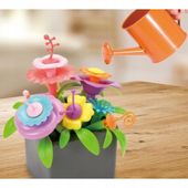 Klocki Kwiatki Ogród Konstrukcyjne Kreatywne Kwiatki Łąka KUFEREK 102el 3+