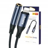 BOSTE ADAPTER PRZEJŚCIÓWKA AUDIO LIGHTNING DO IPHONE - MINI JACK AUX 12CM