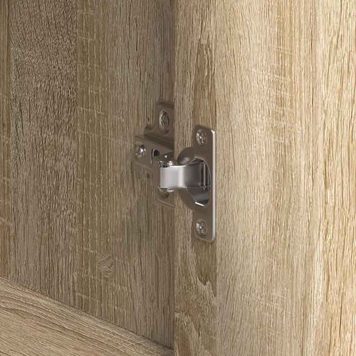 Bufet dąb sonoma 120 x 41 x 75 cm Materiał drewnopochodny na Arena.pl